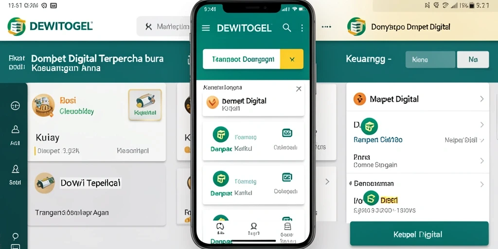 Antarmuka DEWITOGEL yang sederhana dan fungsional.