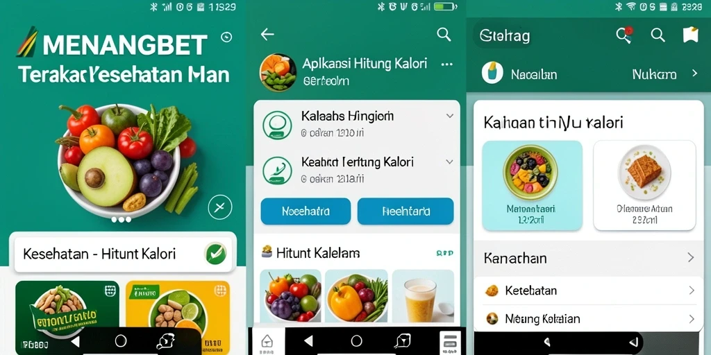 Tampilan antarmuka pengguna aplikasi Hitung Kalori MENANGBET.
